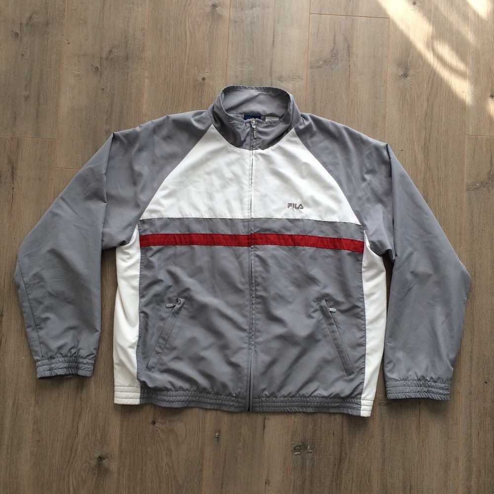 FILA US OPEN Track Jacket Vintage Men XL